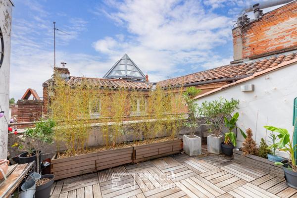 Dernier étage avec terrasse à St Etienne