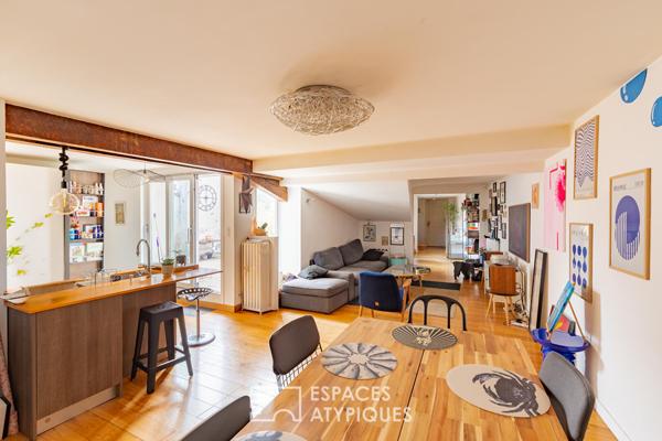 Dernier étage avec terrasse à St Etienne