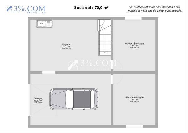 Maison 4 pièce(s) 2 chambre(s) 72 m²