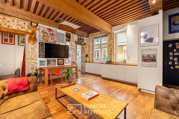 Appartement de caractère entièrement rénové au coeur de la Presqu’île