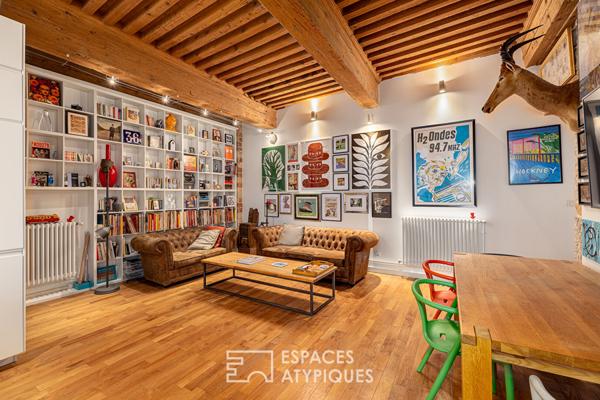 Appartement de caractère entièrement rénové au coeur de la Presqu’île