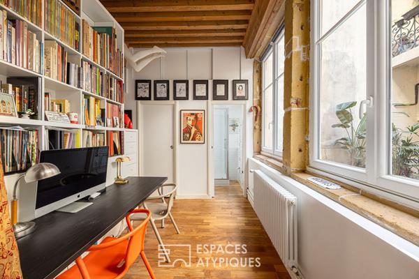 Appartement de caractère entièrement rénové au coeur de la Presqu’île