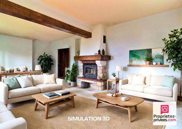 Maison proche centre- 4 ch--sur terrain 1020m2 avec dépendances -