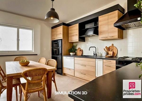 Maison proche centre- 4 ch--sur terrain 1020m2 avec dépendances -