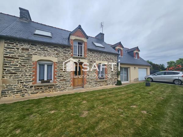 Longère en deux maisons d'habitation