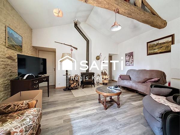 maison en pierre 4 chambres + un gîte entièrement rénové