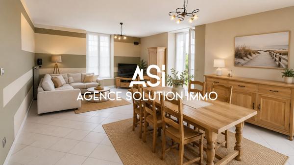Maison familiale en pierre avec 5 chambres, grenier aménageable et 3 garages.