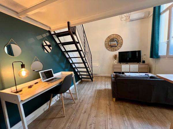 Studio Loft , 32 m2 (immeuble bourgeois Rue de l'Ange)Perpignan