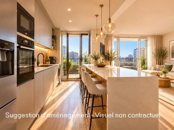 Un appartement offrant une vue panoramique