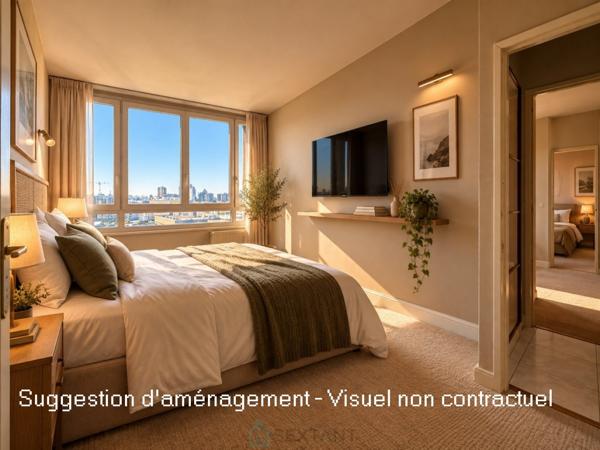 Un appartement offrant une vue panoramique