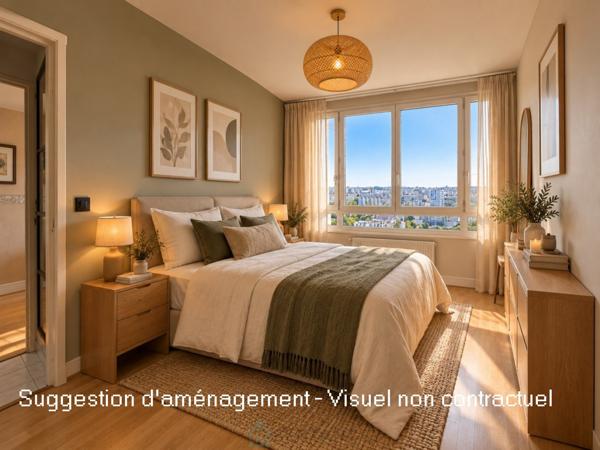 Un appartement offrant une vue panoramique