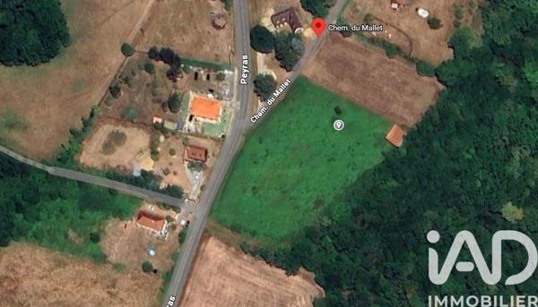 Terrain à vendre 2 504 m² Monségur