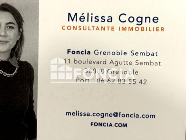 À vendre Appartement 2 pièces 41 m² - Grenoble 38000