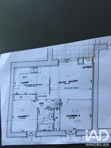 Appartement à vendre 3 pièces 55,86 m² Crest