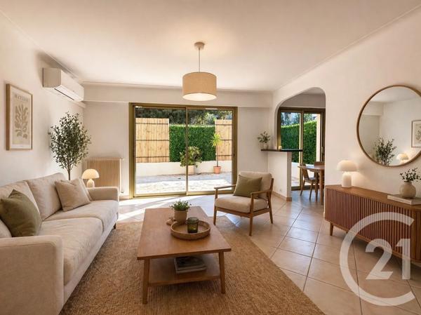 Appartement F2 à vendre  2 pièces - 44,98 m 2   ANTIBES  - 06