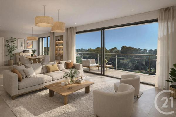 Appartement F2 à vendre  2 pièces - 44,98 m 2   ANTIBES  - 06