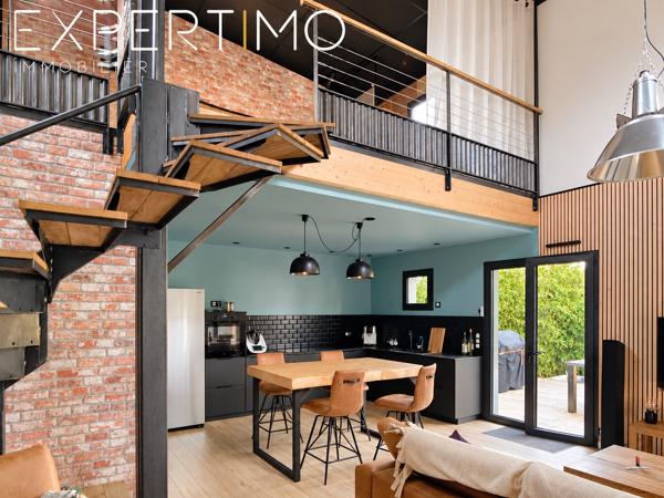 EXCLUSIVITÉ – SAINT-NAZAIRE / LA BERTHAUDERIE – MAISON 2023 ESPRIT LOFT – 2 CHAMBRES - DPE B