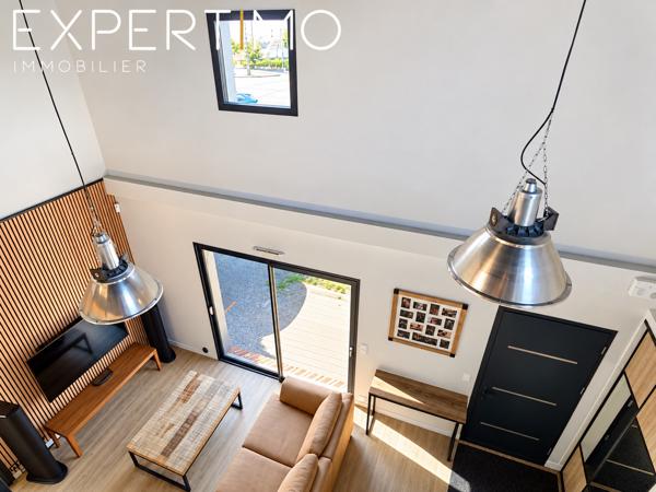 EXCLUSIVITÉ – SAINT-NAZAIRE / LA BERTHAUDERIE – MAISON 2023 ESPRIT LOFT – 2 CHAMBRES - DPE B