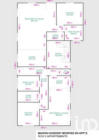 Maison à vendre 10 pièces 290 m² Hussigny-Godbrange