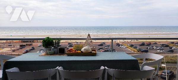 Appartement d'exception de 43m² avec balcon de 12m² - vue mer panoramique au TOUQUET