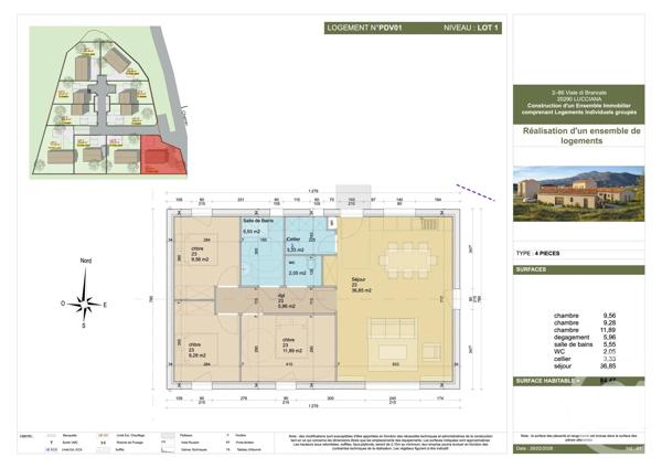 Maison à vendre  4 pièces - 85 m 2   LUCCIANA  - 202