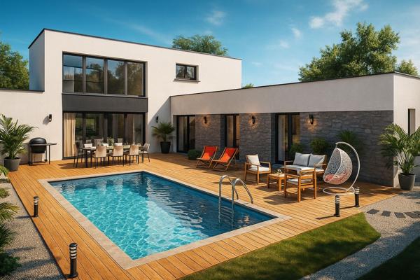 Terrain + Maison à vendre 6 pièces - 180 m²