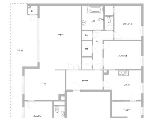 Location Appartement 5 pièces 113.23 m² - 8 AVENUE DES VIGNERONS Draguignan 83300