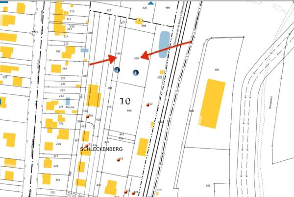 Terrain constructible de 2481m2