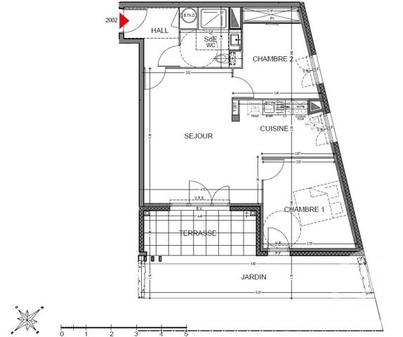 Appartement T3 à vendre  3 pièces - 60,85 m2 ST REMY DE PROVENCE - 13