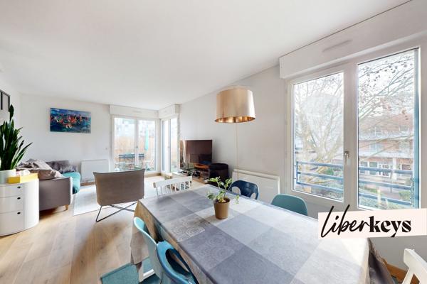 Duplex 4 pièces – 81 m² (101 m² au sol) – Balcon – 2 parkings – Gare à 450 m