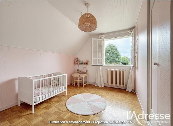 Maison familiale à vendre à SAINT-AVERTIN - 145m² sur terrain de 1650m² - Environnement calme et verdoyant
