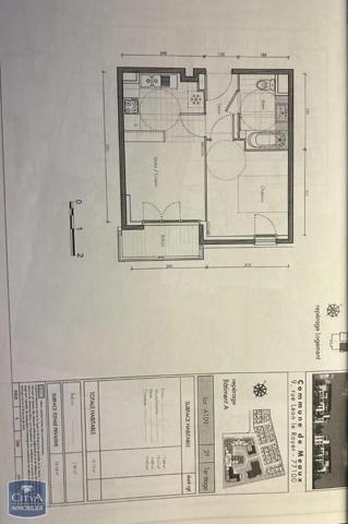 Appartement à louer 2 pièces 33.78m²