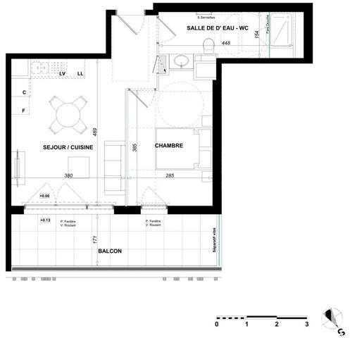 Appartement à vendre 2 pièces 40 m² Antibes
