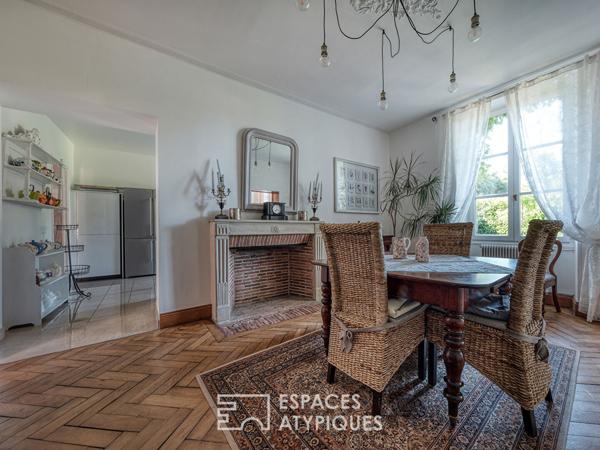 Charmante maison de maître et son parc, aux portes d’Orléans