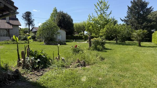 Maison de maître en pierre avec dépendances et jardin clos arboré.