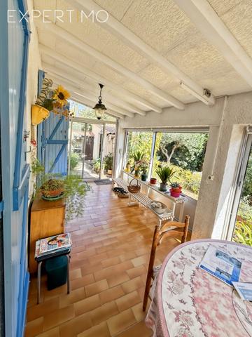 Villeneuve-lès-Maguelone (34750) Villa de type T4 + Garage + Véranda + Dépendance