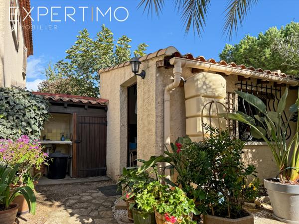 Villeneuve-lès-Maguelone (34750) Villa de type T4 + Garage + Véranda + Dépendance