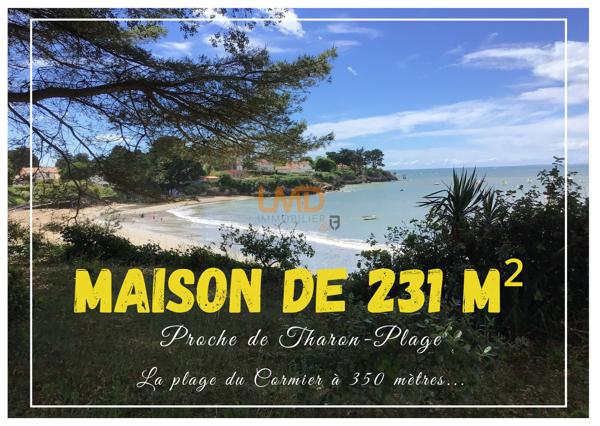 À 350 mètres de la plage du Cormier.