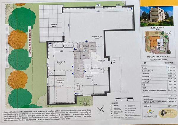 Appartement T4 REZ DE JARDIN PROGRAMME NEUF SAINT-RAPHAEL
