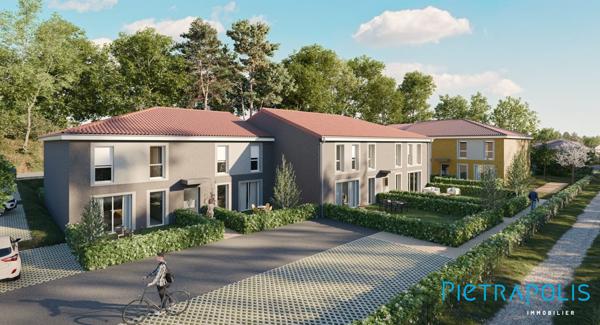 Vente T4 DUPLEX neuf avec jardin et 2 places de parking