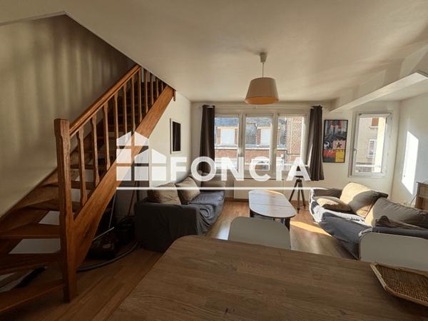 Location Appartement meublé 4 pièces 61.68 m² - 11 RUE BERANGER Amiens 80000