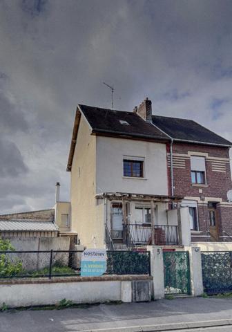 MAISON A VENDRE A TERGNIER (AISNE) - CINQ PIECES - 4 CHAMBRES - 106 m² - TERRAIN DE 480 M²