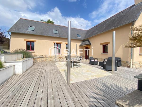 Maison 6 chambres rénovée dans un cadre verdoyant