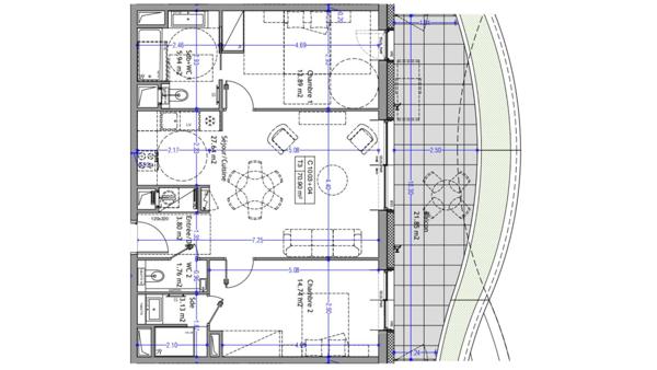 Appartement à vendre 3 pièces 71 m² Aix-les-Bains