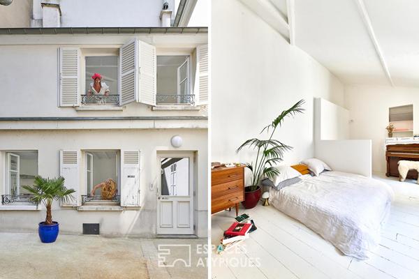 Duplex « comme une maison » aux volumes aériens – Télégraphe
