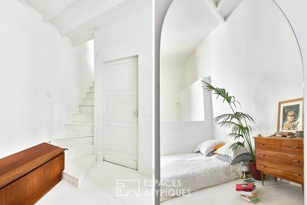 Duplex « comme une maison » aux volumes aériens – Télégraphe