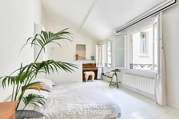 Duplex « comme une maison » aux volumes aériens – Télégraphe