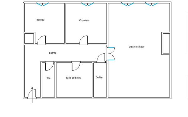 Appartement à vendre    3 pièces • 72,10 m2 Lyon 4