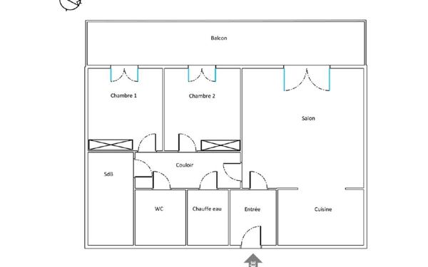 Appartement à vendre    3 pièces • 50,94 m2 Antony