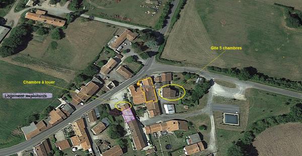 VENTE FONDS DE COMMERCE AUBERGE, BAR AVEC LICENCE IV, GITES, USSON DU POITOU (86)